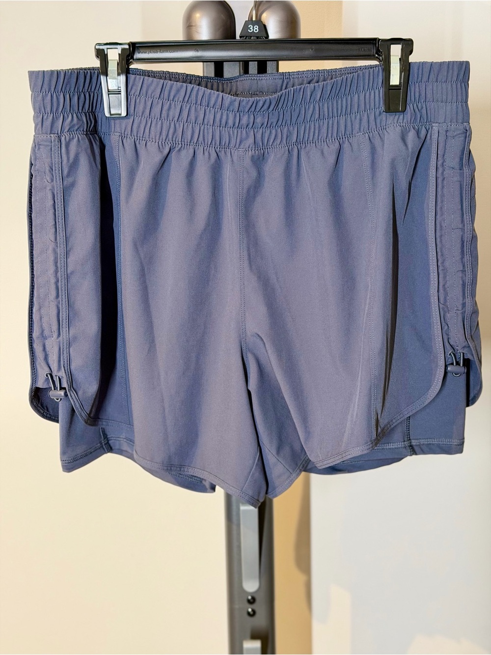 Womens Athletic Running Shorts - Slate Blue
